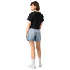 Crop Top Femme Brodé "Souleu & Baieta" - Instant détente