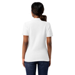 Polo Femme Brodé Cœur Grimace - Souleu & Baieta - Nice