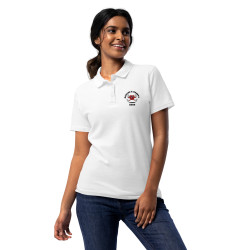 Polo Femme Brodé Cœur Grimace - Souleu & Baieta - Nice