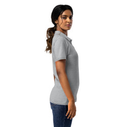 Polo Femme Brodé Cœur Grimace - Souleu & Baieta - Nice