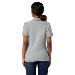 Polo Femme Brodé Cœur Grimace - Souleu & Baieta - Nice
