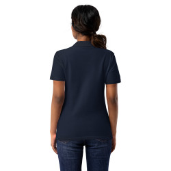 Polo Femme Brodé Cœur Grimace - Souleu & Baieta - Nice