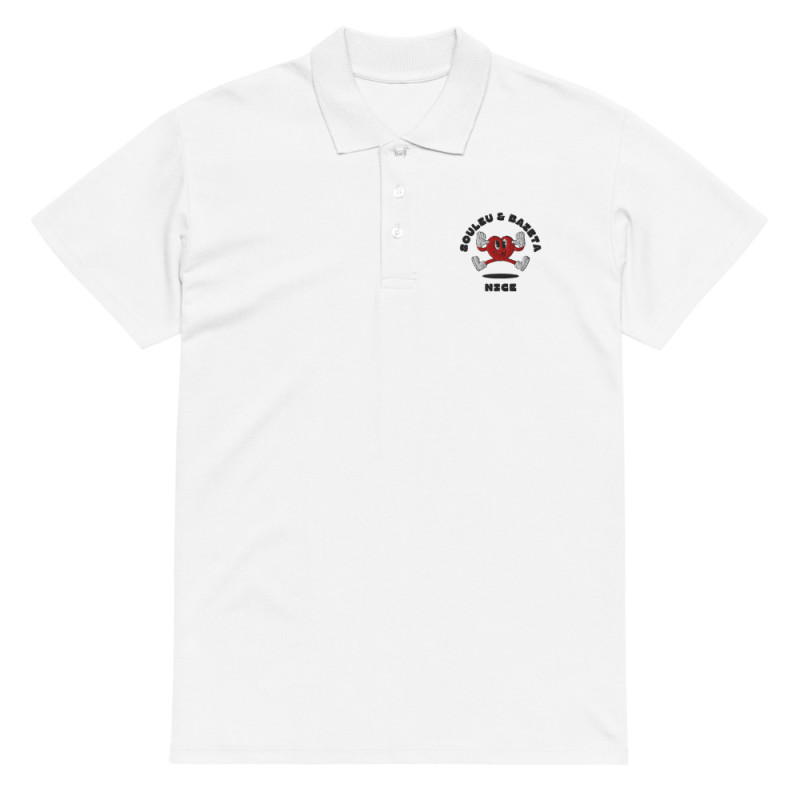 Polo logo brodé cœur chambreur Souleu & Baieta Polo logo brodé cœur chambreur Souleu & Baieta