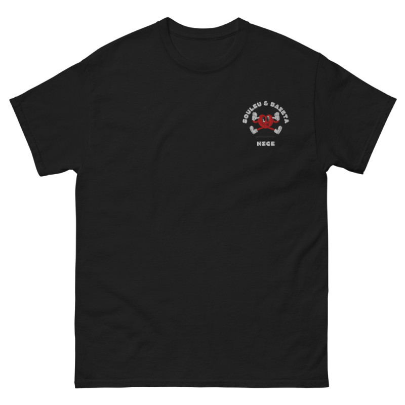 T-shirt Brodé Cœur Chambrage - Souleu & Baieta T-shirt Brodé Cœur Chambrage - Souleu & Baieta