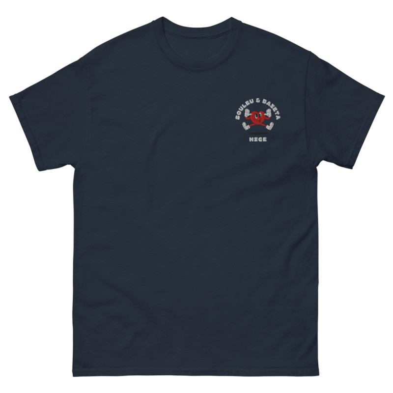 T-shirt Brodé Cœur Chambrage - Souleu & Baieta T-shirt Brodé Cœur Chambrage - Souleu & Baieta