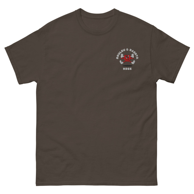 T-shirt Brodé Cœur Chambrage - Souleu & Baieta T-shirt Brodé Cœur Chambrage - Souleu & Baieta