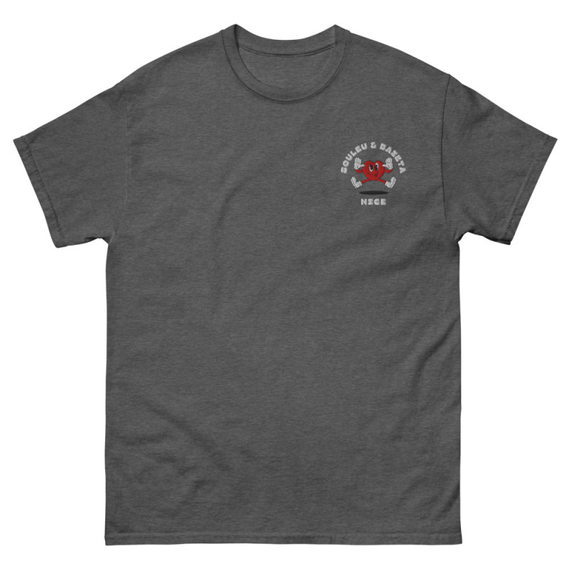 T-shirt Brodé Cœur Chambrage - Souleu & Baieta T-shirt Brodé Cœur Chambrage - Souleu & Baieta