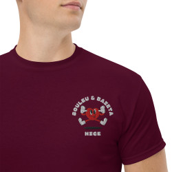 T-shirt Brodé Coeur Chambrage - Souleu & Baieta