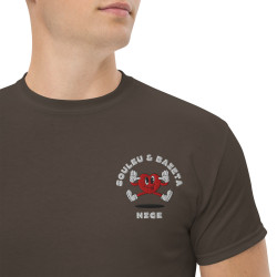T-shirt Brodé Cœur Chambrage - Souleu & Baieta