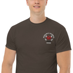 T-shirt Brodé Cœur Chambrage - Souleu & Baieta