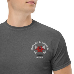 T-shirt Brodé Cœur Chambrage - Souleu & Baieta