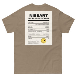 T-shirt "Profil Nutritionnel du Niçois" – Broderie Souleu & Baieta