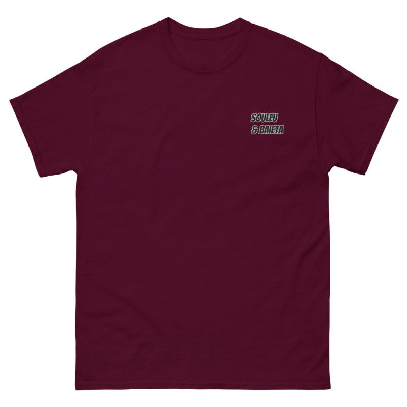 T-shirt "Profil Nutritionnel du Niçois" – Broderie Souleu & Baieta
