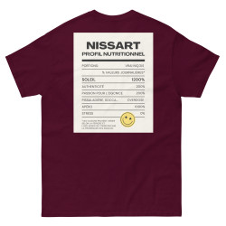 T-shirt "Profil Nutritionnel du Niçois" – Broderie Souleu & Baieta