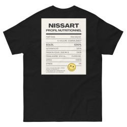 T-shirt "Profil Nutritionnel du Niçois" – Broderie Souleu & Baieta