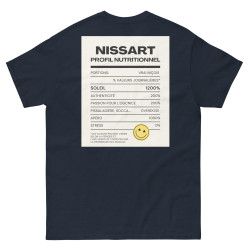 T-shirt "Profil Nutritionnel du Niçois" – Broderie Souleu & Baieta