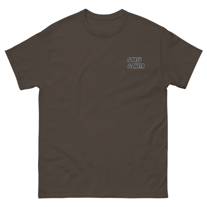 T-shirt "Profil Nutritionnel du Niçois" – Broderie Souleu & Baieta