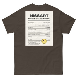 T-shirt "Profil Nutritionnel du Niçois" – Broderie Souleu & Baieta