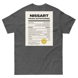 T-shirt "Profil Nutritionnel du Niçois" – Broderie Souleu & Baieta