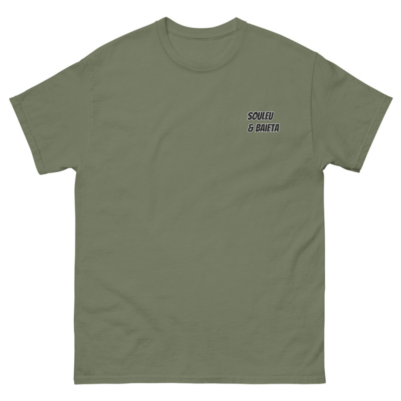 T-shirt "Profil Nutritionnel du Niçois" – Broderie Souleu & Baieta