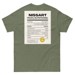 T-shirt "Profil Nutritionnel du Niçois" – Broderie Souleu & Baieta