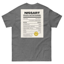 T-shirt "Profil Nutritionnel du Niçois" – Broderie Souleu & Baieta