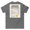 T-shirt "Profil Nutritionnel du Niçois" – Broderie Souleu & Baieta