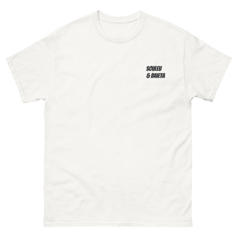 T-shirt "Profil Nutritionnel du Niçois" – Broderie Souleu & Baieta