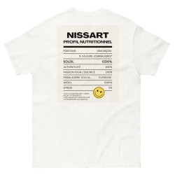 T-shirt "Profil Nutritionnel du Niçois" – Broderie Souleu & Baieta