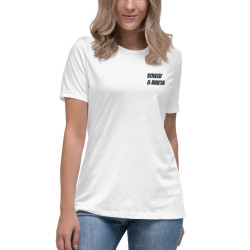 T-shirt Femme "Profil du Niçois" Broderie Souleu & Baieta