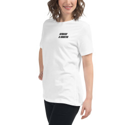 T-shirt Femme "Profil du Niçois" Broderie Souleu & Baieta