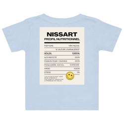 T-shirt Bébé "Profil du Niçois" – Broderie Souleu & Baieta
