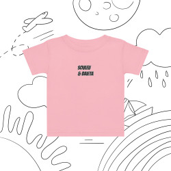 T-shirt Bébé "Profil du Niçois" – Broderie Souleu & Baieta