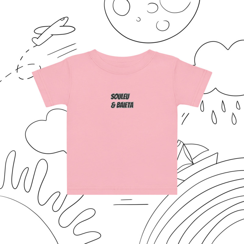 T-shirt Bébé "Profil du Niçois" – Broderie Souleu & Baieta T-shirt Bébé "Profil du Niçois" – Broderie Souleu & Baieta