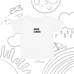 T-shirt Bébé "Profil du Niçois" – Broderie Souleu & Baieta