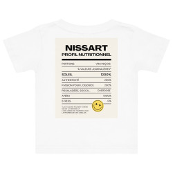 T-shirt Bébé "Profil du Niçois" – Broderie Souleu & Baieta