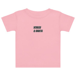 T-shirt Bébé "Profil du Niçois" – Broderie Souleu & Baieta