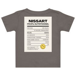 T-shirt Bébé "Profil du Niçois" – Broderie Souleu & Baieta