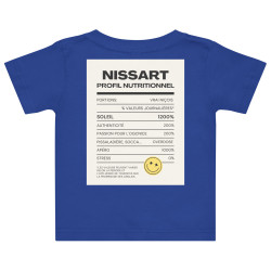 T-shirt Bébé "Profil du Niçois" – Broderie Souleu & Baieta