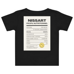 T-shirt Bébé "Profil du Niçois" – Broderie Souleu & Baieta