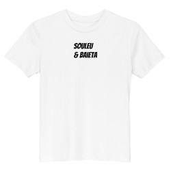 T-shirt enfant "Profil du Niçois" – Souleu & Baieta