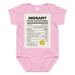 Body en jersey bébé Profil nutritionnel du Niçois - Souleu & Baieta