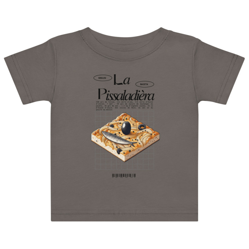 T-shirt Bébé "La Pissaladièra" – Souleu & Baieta T-shirt Bébé "La Pissaladièra" – Souleu & Baieta