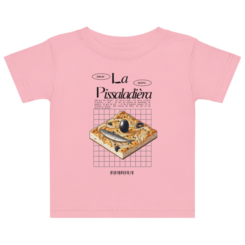 T-shirt Bébé "La Pissaladièra" – Souleu & Baieta T-shirt Bébé "La Pissaladièra" – Souleu & Baieta