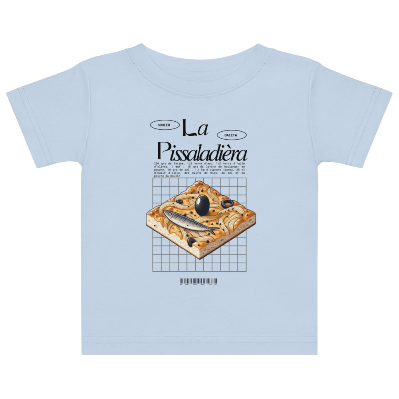 T-shirt Bébé "La Pissaladièra" – Souleu & Baieta T-shirt Bébé "La Pissaladièra" – Souleu & Baieta
