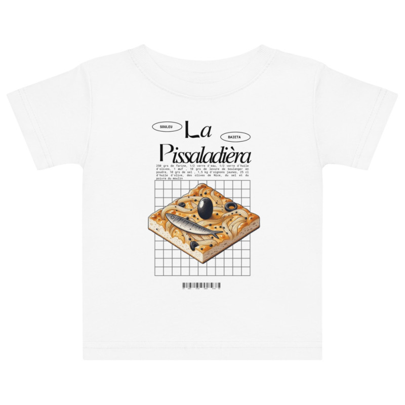 T-shirt Bébé "La Pissaladièra" – Souleu & Baieta T-shirt Bébé "La Pissaladièra" – Souleu & Baieta
