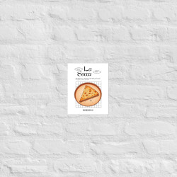 Affiche "La Socca" – Tradition  Niçoise par Souleu & Baieta