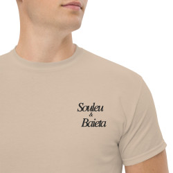 T-shirt "La Socca " – Tradition Niçoise Broderie Souleu & Baieta
