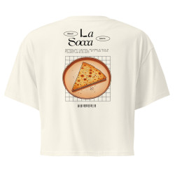 Crop Top "Socca" – Tradition Niçoise par Souleu & Baieta