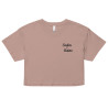 Crop Top "Socca" – Tradition Niçoise par Souleu & Baieta